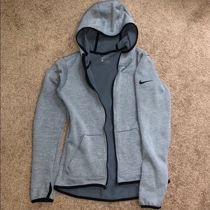 Grey Nike Dry Fit Zip Up